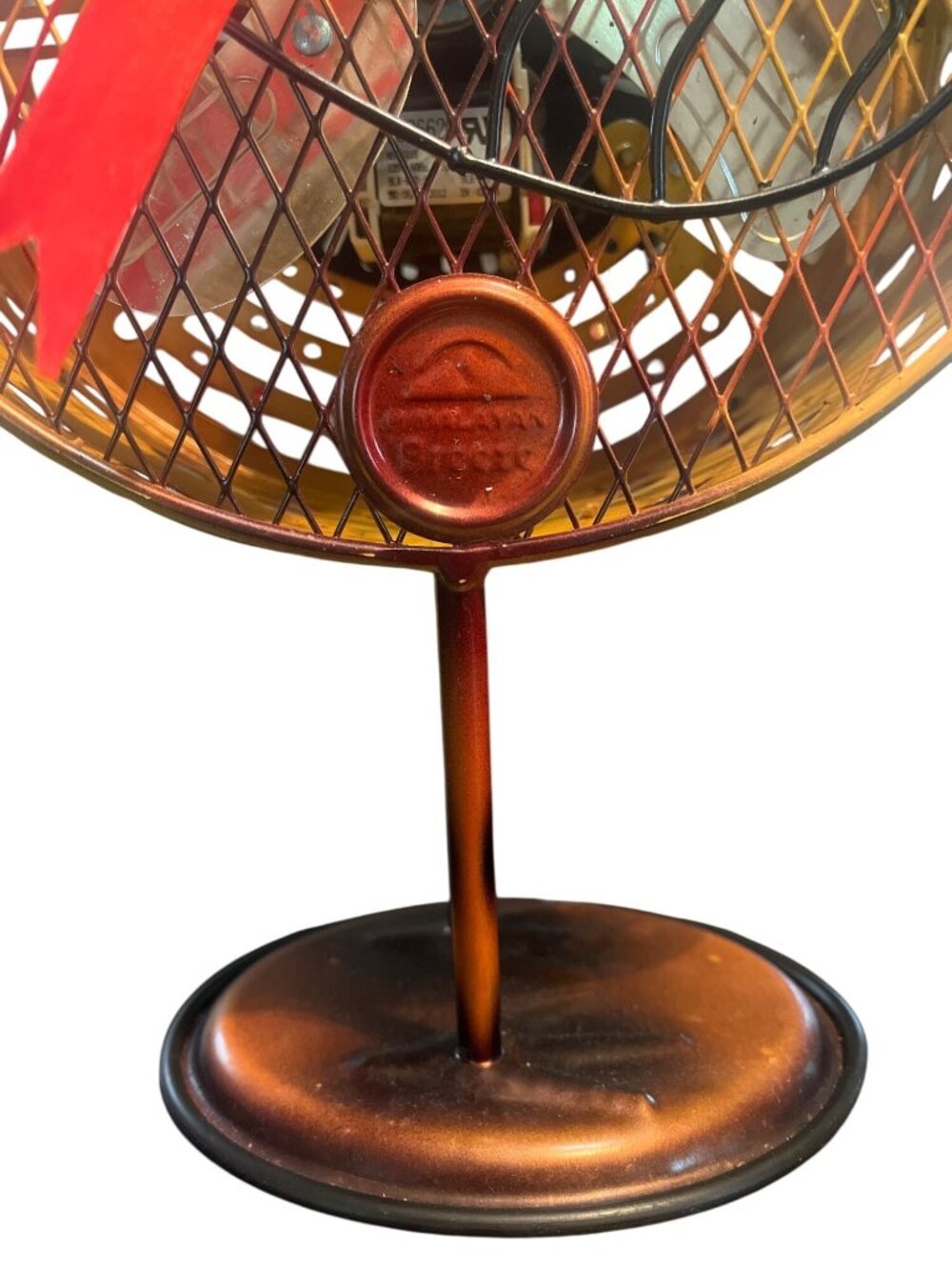 Metal Rooster Chicken Electric Fan  Sculpture Farmhouse Country Rustic - Picture 2 of 6